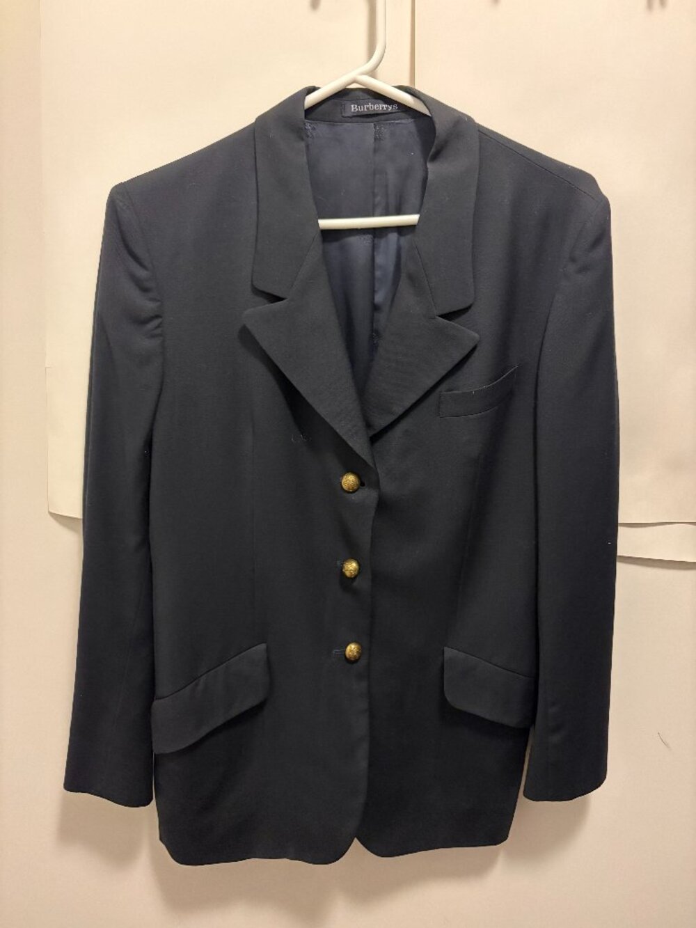 Burberry London Authentic Vintage Women Wool Blazer